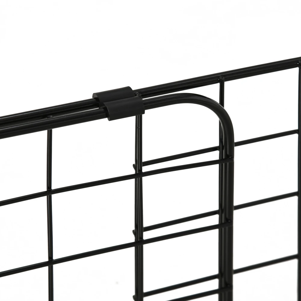 Aosom Universalios automobilio grotelės šunims, reguliuojamas plotis 91-152 cm, juodos, 30 cm