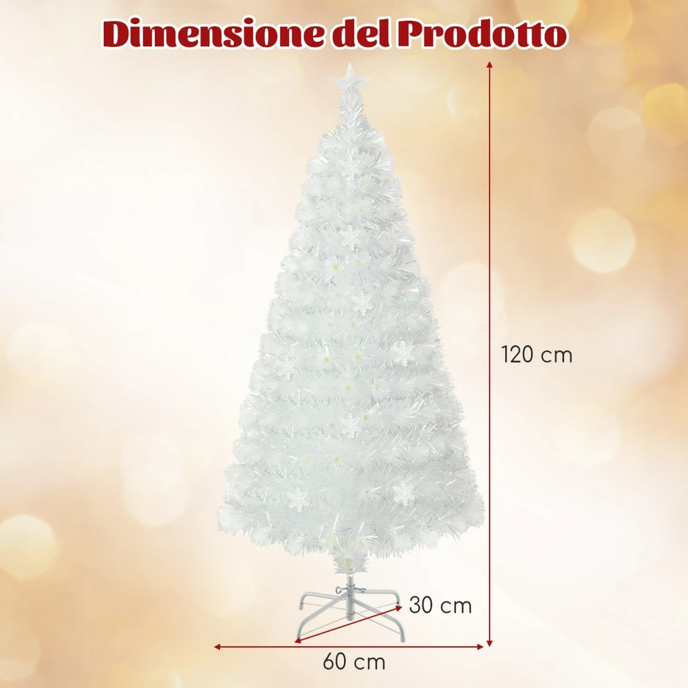 Promotion 120cm optinio pluošto Kalėdų eglutė su LED
