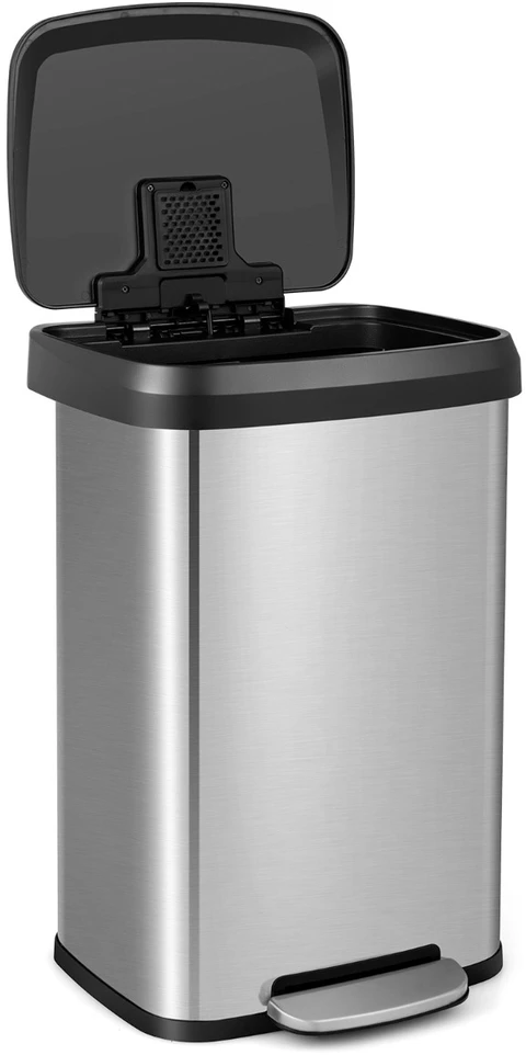 Promotion 13.2 gal. žingsninis šiukšliadėžė su minkštu dangčiu ir dezodoranto skyriumi