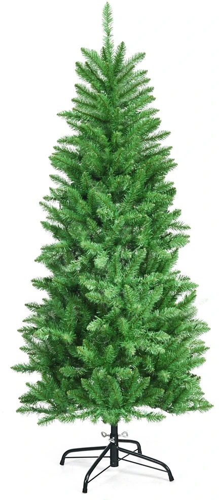 Promotion 150 cm siaura dirbtinė eglutė su LED žiburiais