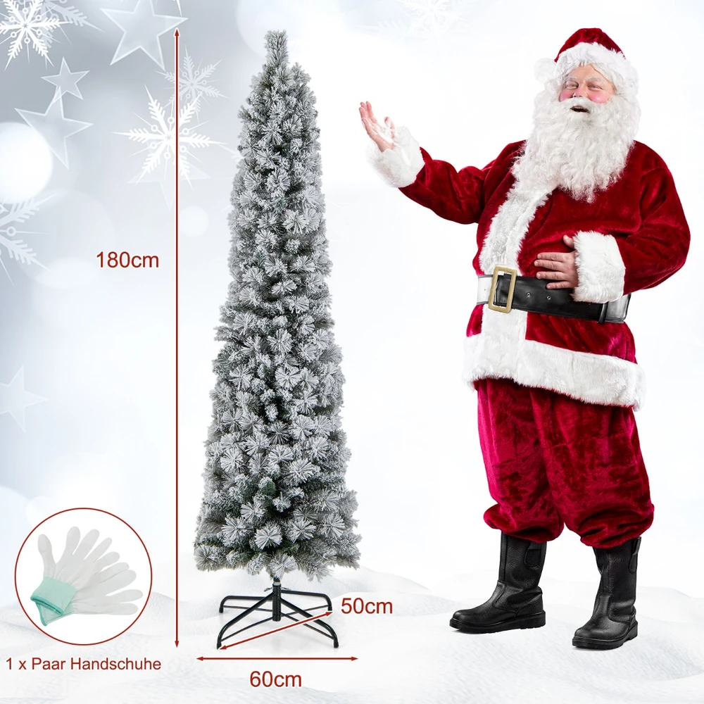 Promotion 180 cm sniegu dengta LED kalėdinė eglutė