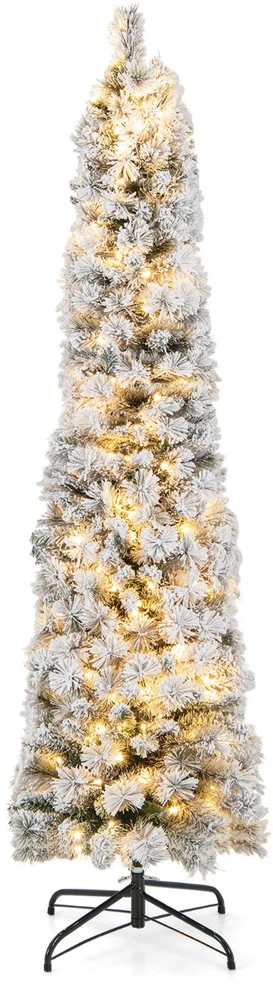 Promotion 180 cm sniegu dengta LED kalėdinė eglutė