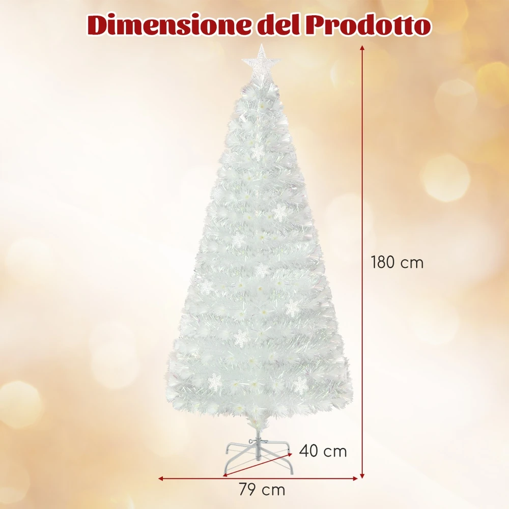 Promotion 180cm optinio pluošto Kalėdų eglutė su LED