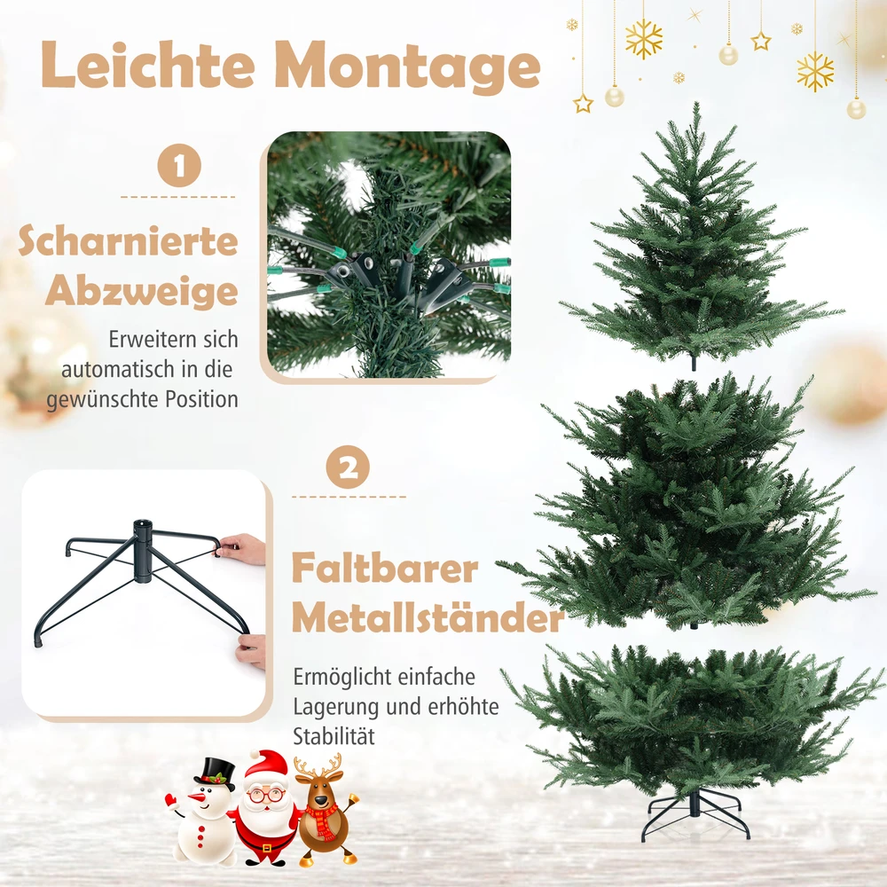 Promotion 210 cm Dirbtinė Kalėdinė Eglutė su 340 LED šviesų