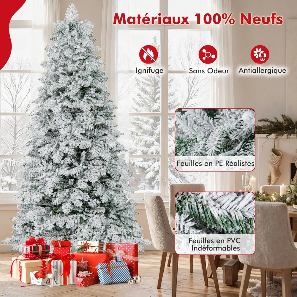 Promotion 210 cm LED apšviesta sulankstoma dirbtinė eglutė