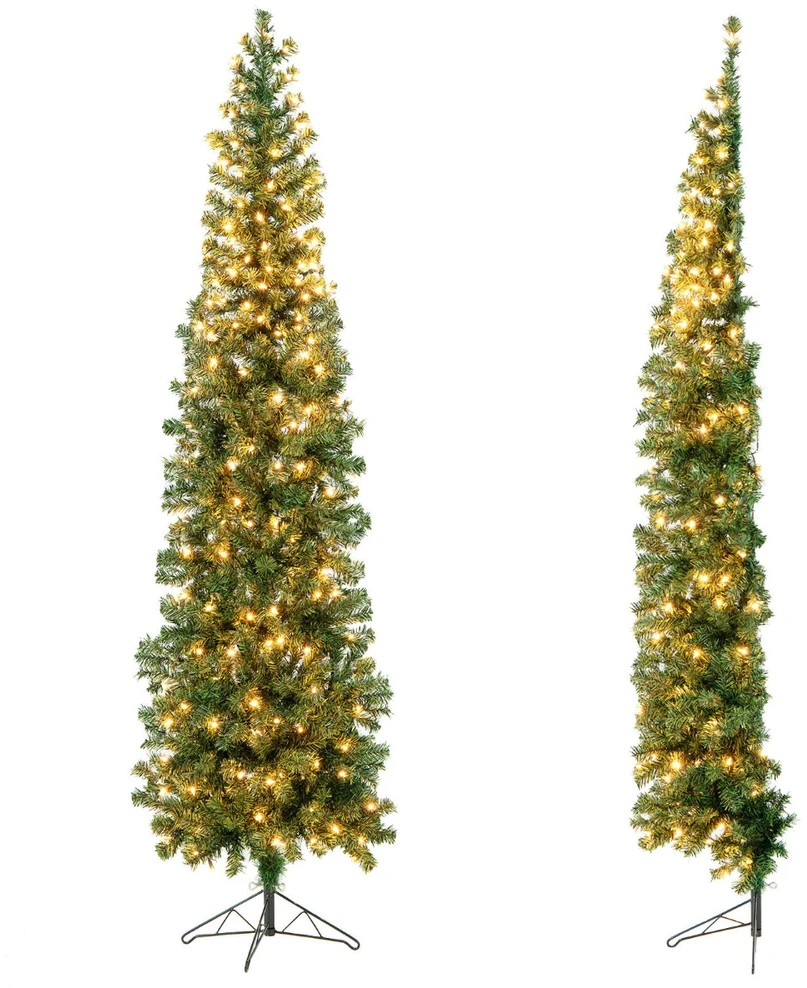 Promotion 210cm pusiau eglutė su LED žiburiais
