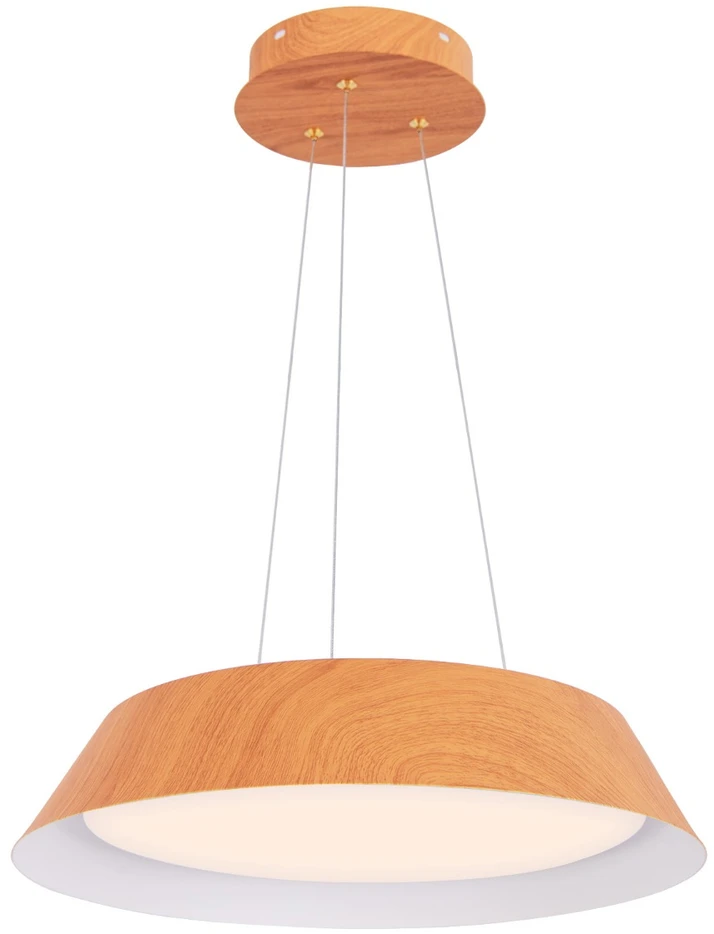 Promotion 21W LED lubinis šviestuvas su medžio raštu 40x40x145 cm