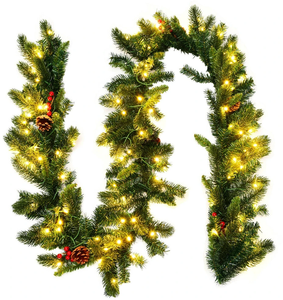 Promotion 2,7 m Šviečianti Kalėdinė Girlianda su 100 LED