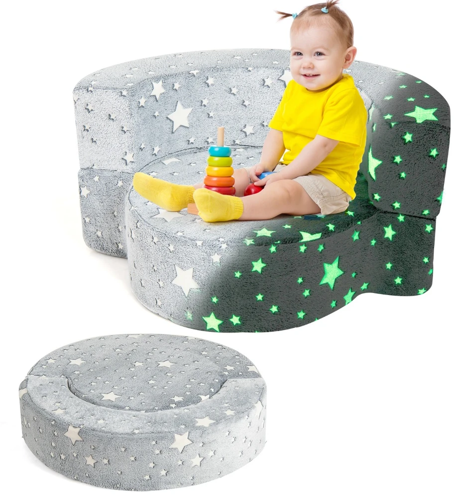 Sofa Promotion 2in1 Vaikiška Kėdė Pilka