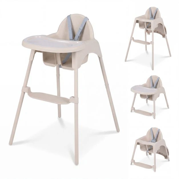Promotion 4-in-1 kūdikio aukštas kėdė 6-37 mėn, chaki