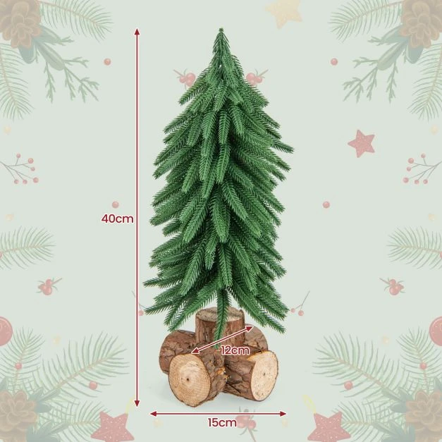 Promotion 40cm Stalviršio Kalėdinė eglutė su 200 šakų