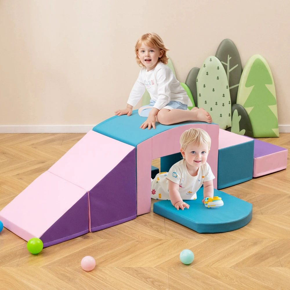 Promotion 6 dalių lipimo rinkinys su tuneliu vaikams nuo 12 mėn.