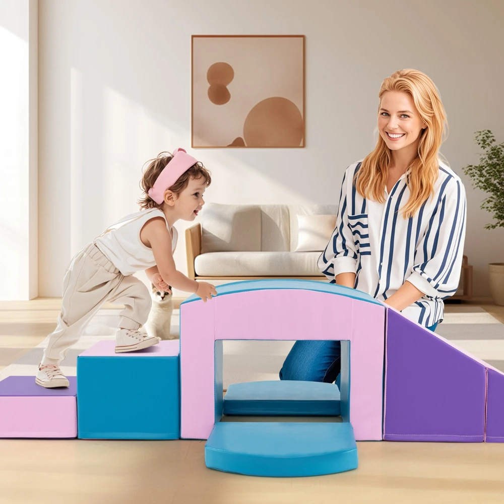 Promotion 6 dalių lipimo rinkinys su tuneliu vaikams nuo 12 mėn.