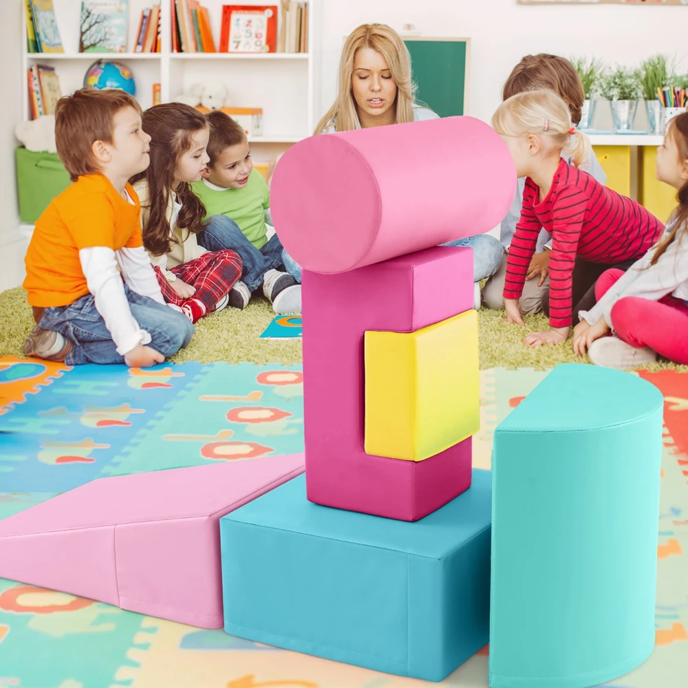 Promotion 6 dalių rožinis laipiojimo ir ropojimo rinkinys vaikams