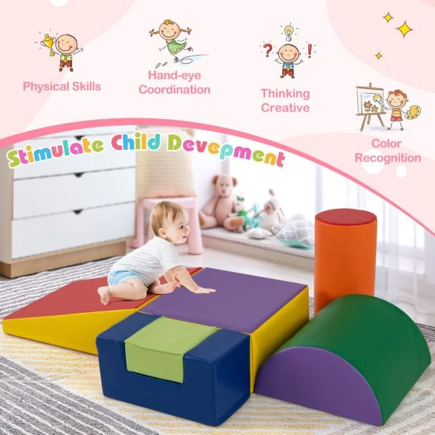 Promotion 6 dalių spalvotas laipiojimo ir ropojimo rinkinys vaikams