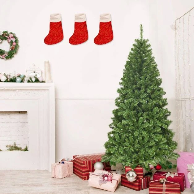 Promotion 6' Lankstoma PVC Dirbtinė Kalėdinė Eglutė Be Šviesų