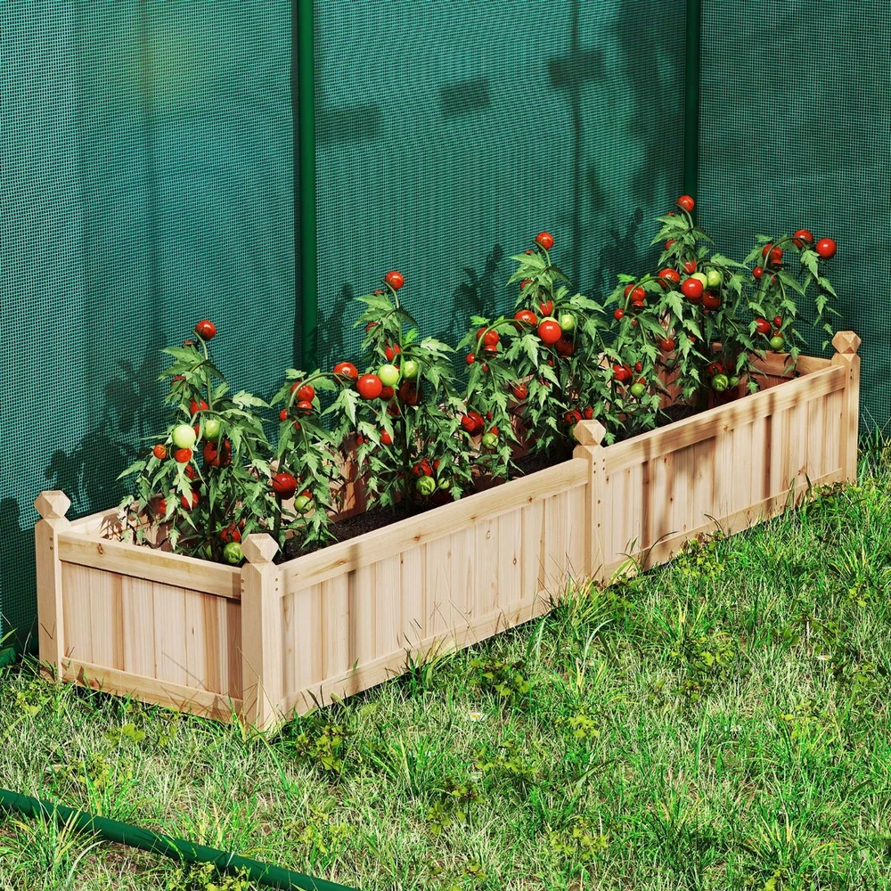 Promotion Dalijamas gėlių dėžės 91x24x16" eglės mediena