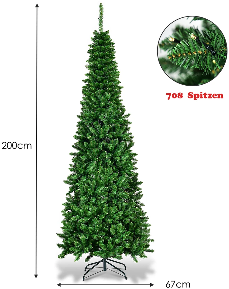 Promotion Dirbtinė eglutė su LED šviesomis 200cm
