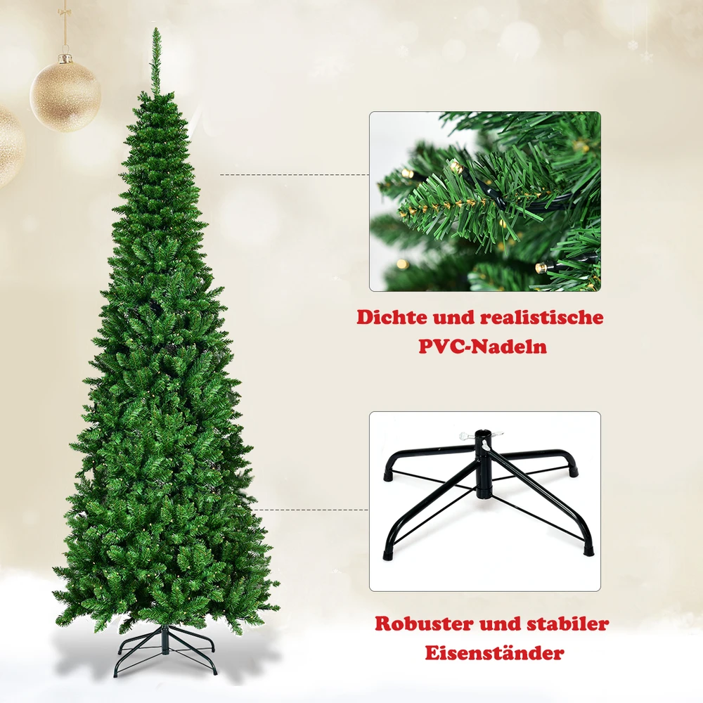 Promotion Dirbtinė eglutė su LED šviesomis 200cm