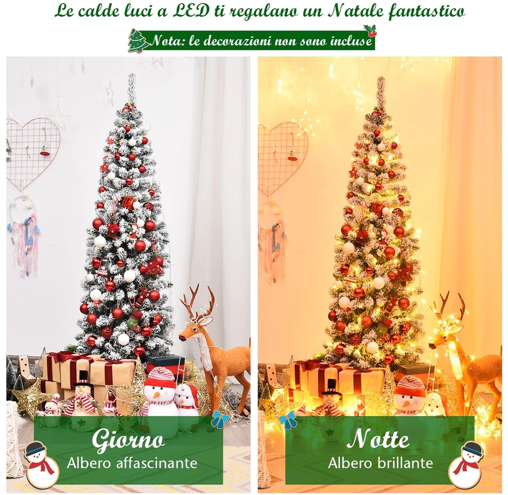 Promotion Dirbtinė eglutė su LED žiburiais 180cm