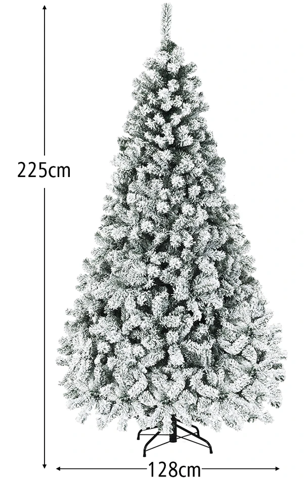 Promotion Dirbtinė snieguota eglutė su LED 225cm