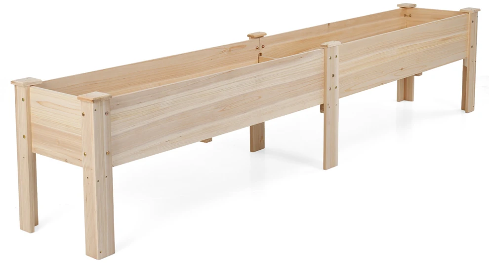 Promotion Eglės medienos pakelta lysvė 240x43.5x51.5 cm