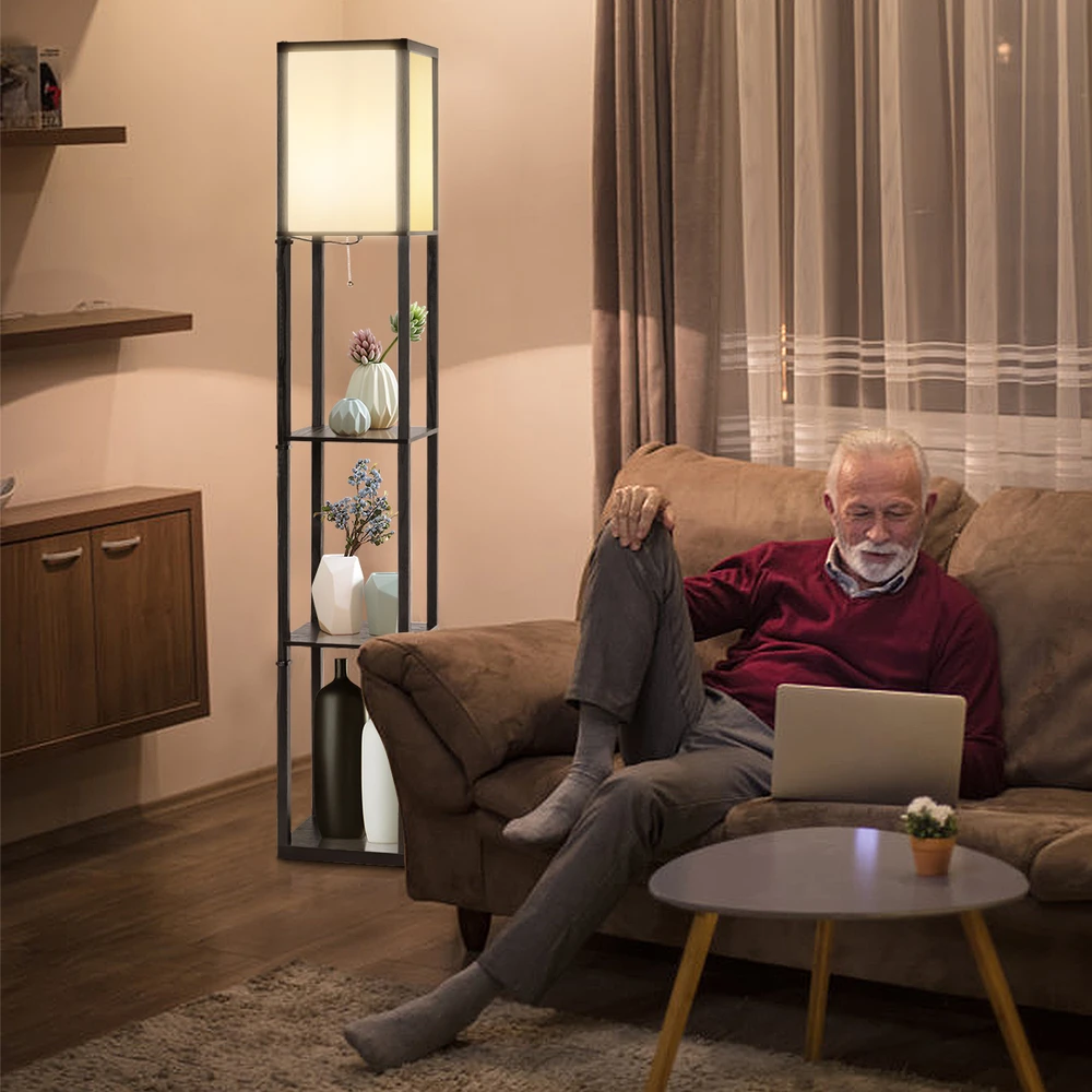 Promotion Elegantiška lentyna su lempa 2in1