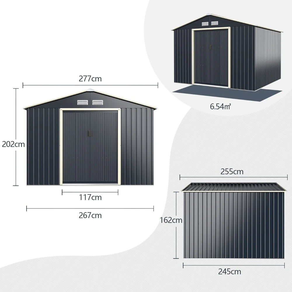 Promotion Lauko sandėlis 3,4x3,19m su stumdomomis durimis
