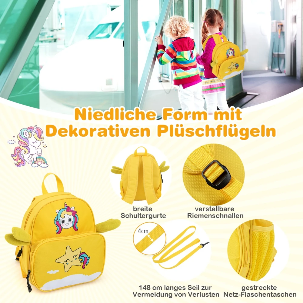 Kelioninis Promotion Vaikiškas 2 dalių lagaminų rinkinys su ratukais, geltonas