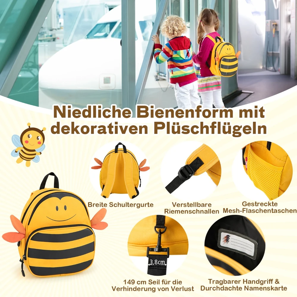 Kelioninis Promotion Vaikiškas 2 dalių lagaminų rinkinys su ratukais, geltonas