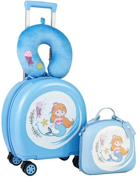Kelioninis Promotion Vaikiškas lagaminų rinkinys 14" lagaminas, mėlynas