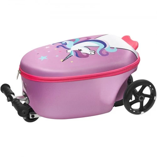 Kelioninis VEVOR Vaikiškas paspiriamo lagamino modelis, 20 l, violetinis, 33 x 28 x 52 cm