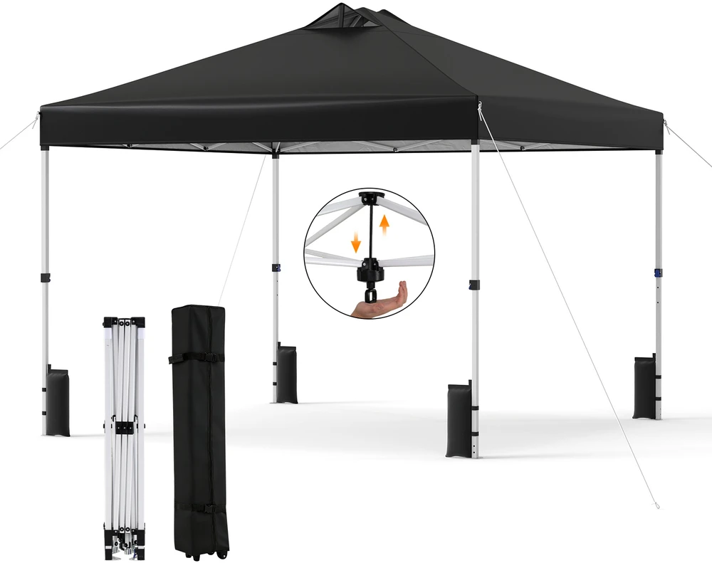 Promotion 10x10 pėdų pop-up palapinė juoda