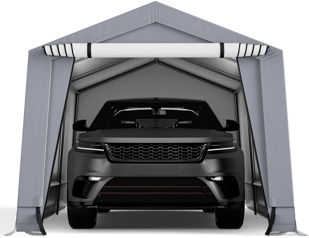 Promotion 10x16ft Tvirtas Cinkuotos Automobilių Stoginė