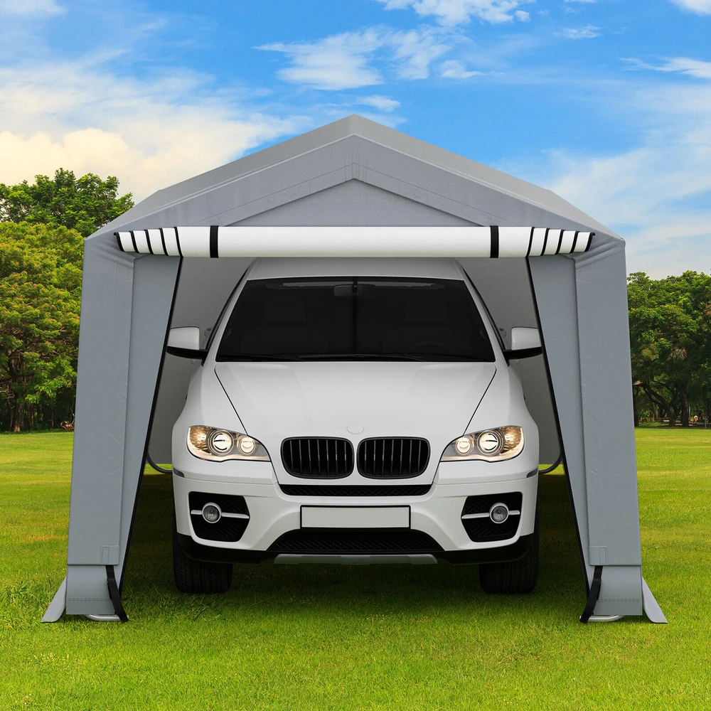 Promotion 10x16ft Tvirtas Cinkuotos Automobilių Stoginė