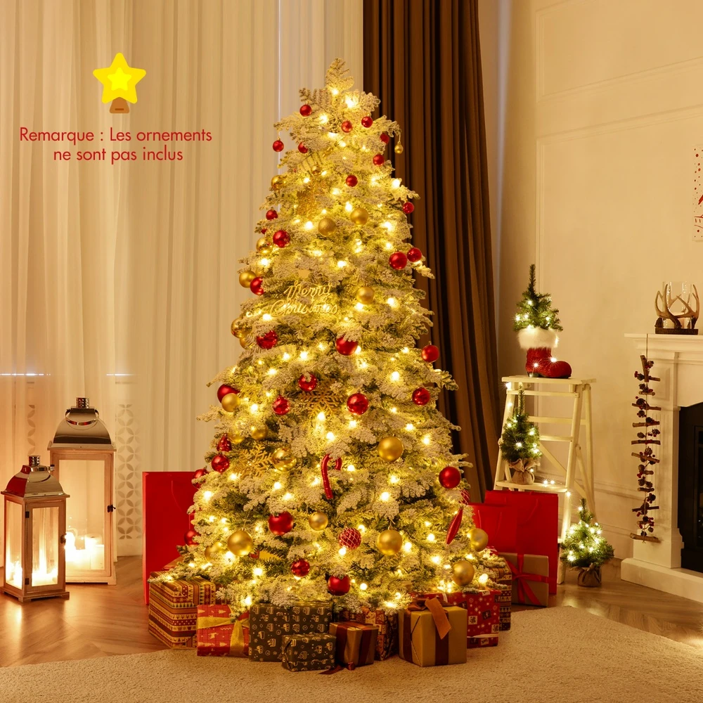 Promotion 180cm LED eglutė su 616 šakų ir lankstomomis šakomis, 130 LED