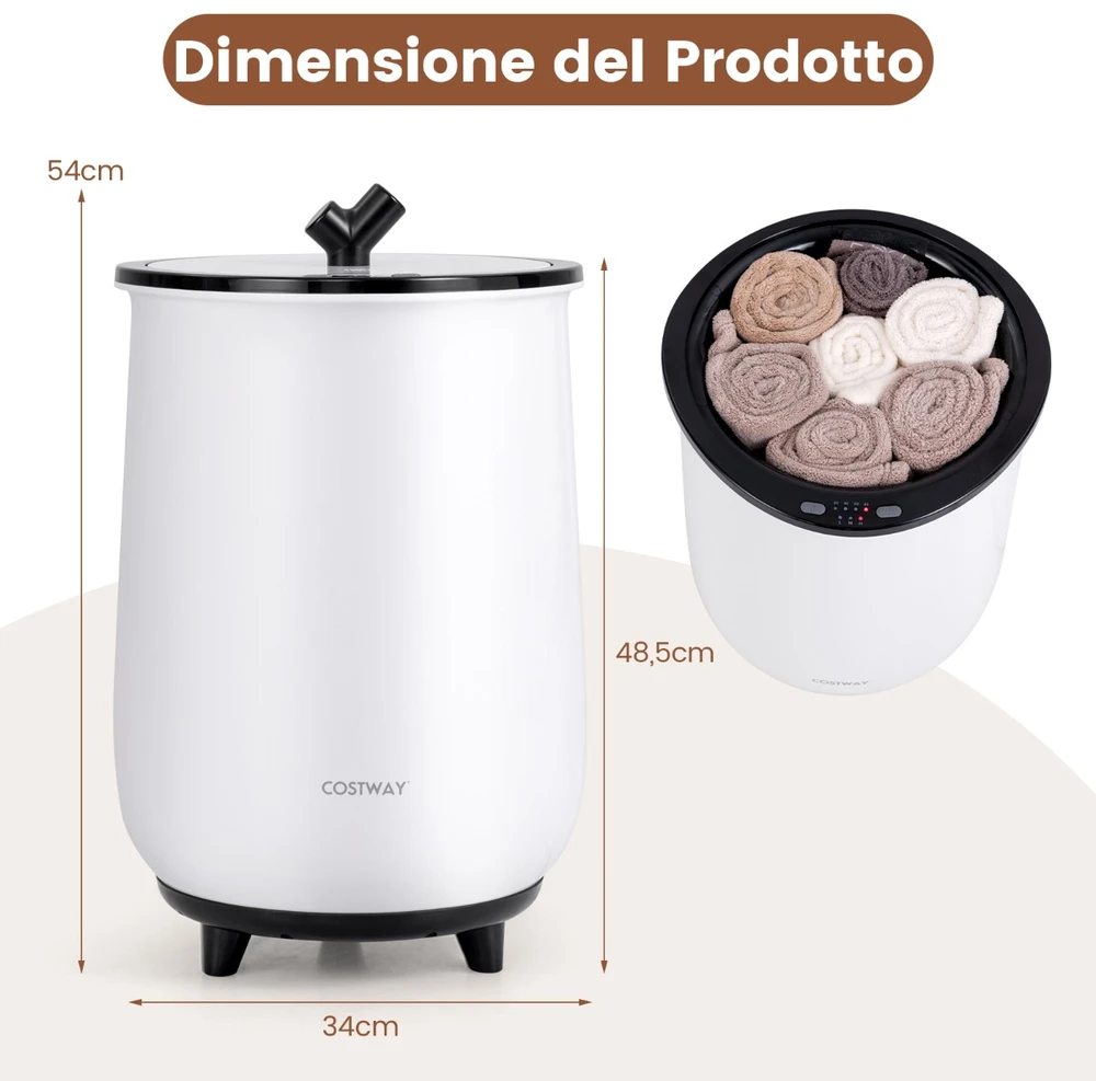 Gruzdintuvė Promotion 20L Rankšluosčių Šildytuvas Su Laikmačiu Juodas