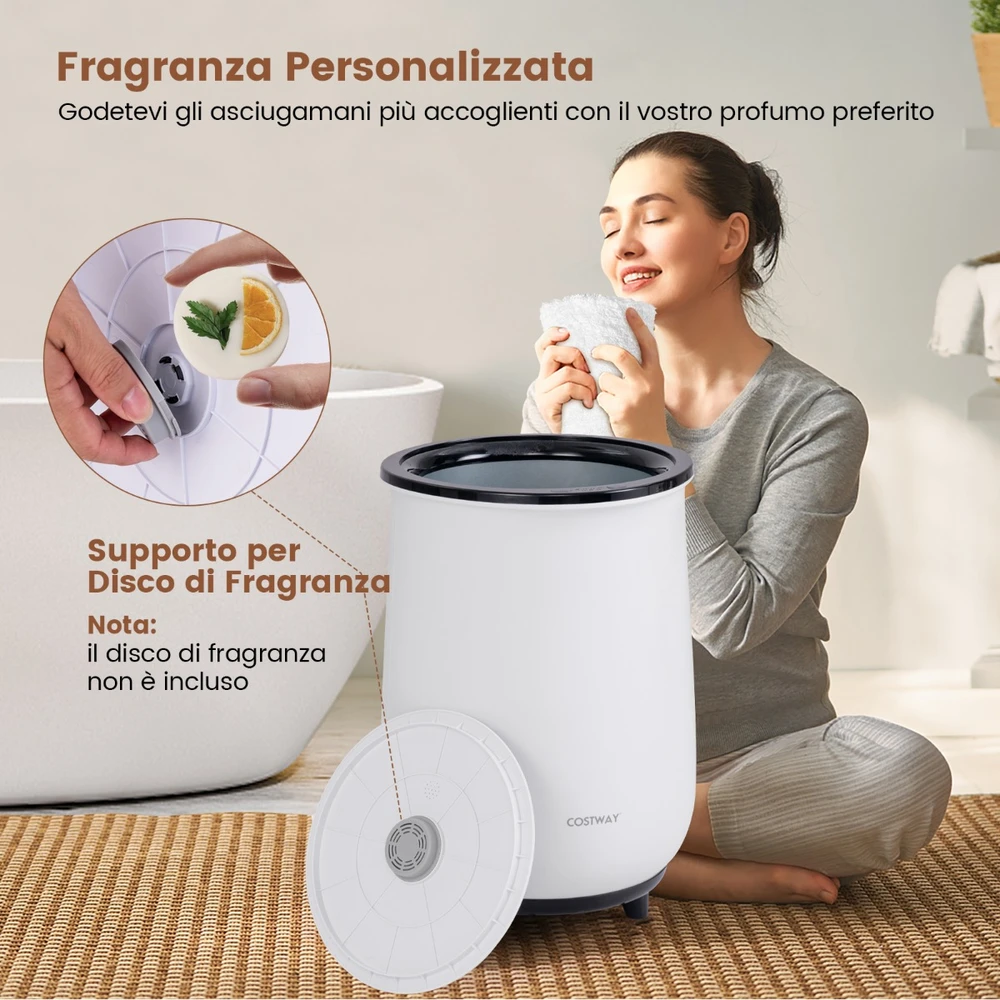 Gruzdintuvė Promotion 20L Rankšluosčių Šildytuvas Su Laikmačiu Juodas