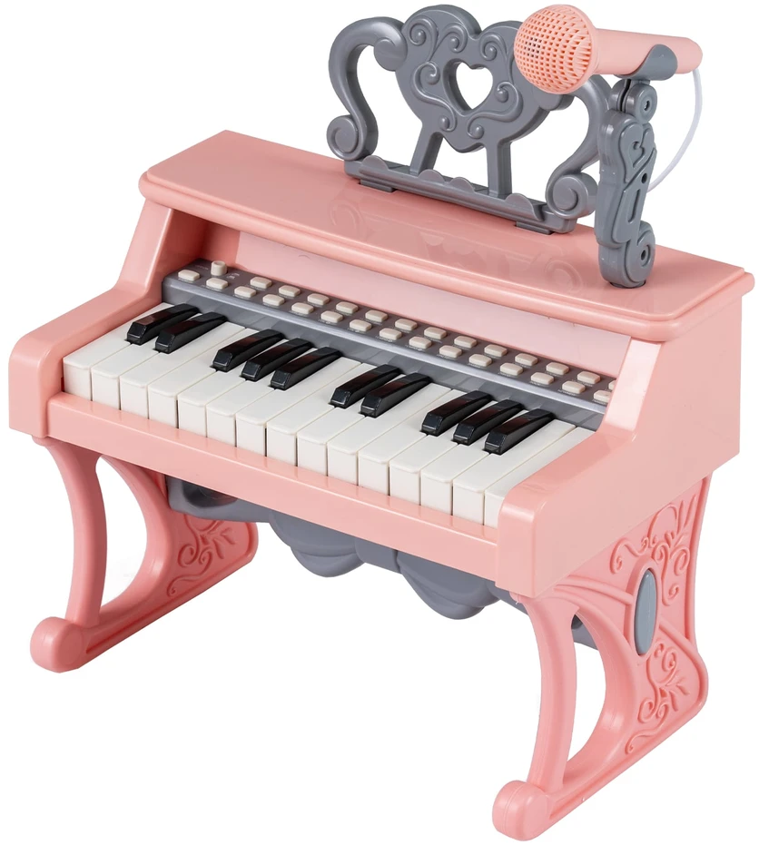 Promotion 25 Klavišų Mini Pianinas Vaikams su Mikrofonu