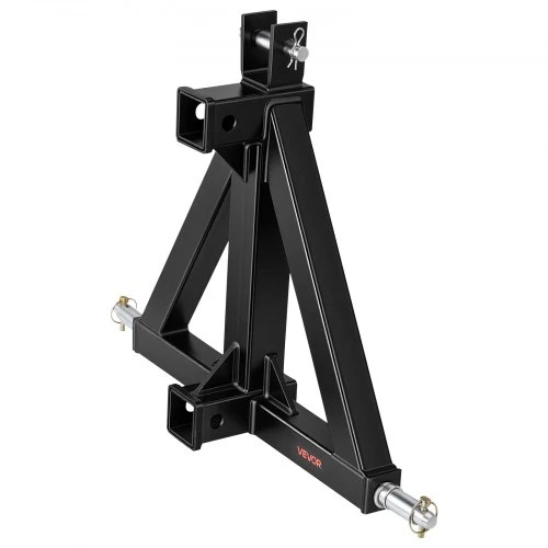 VEVOR 3 taškų priekabos vilktis S-08 su 50,8 mm imtuvu, juoda, 55 x 16,5 x 54,5 cm