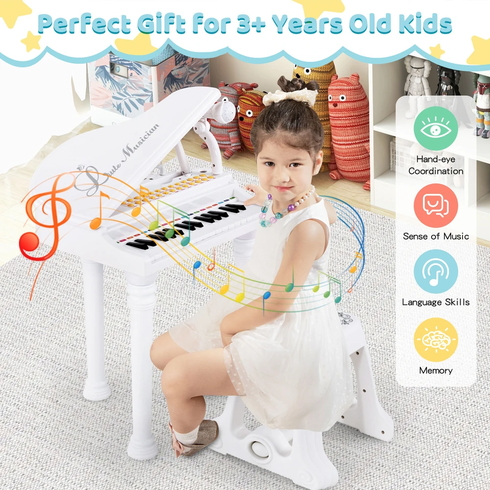 Promotion 31 klavišų vaikų pianinas komplekte