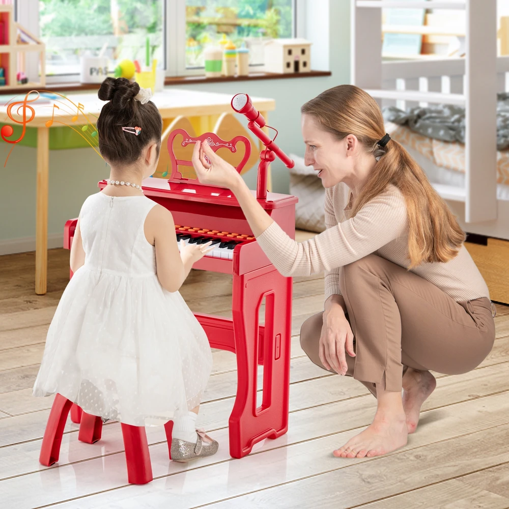 Promotion 37 klavišų vaikų pianinas su mikrofonu