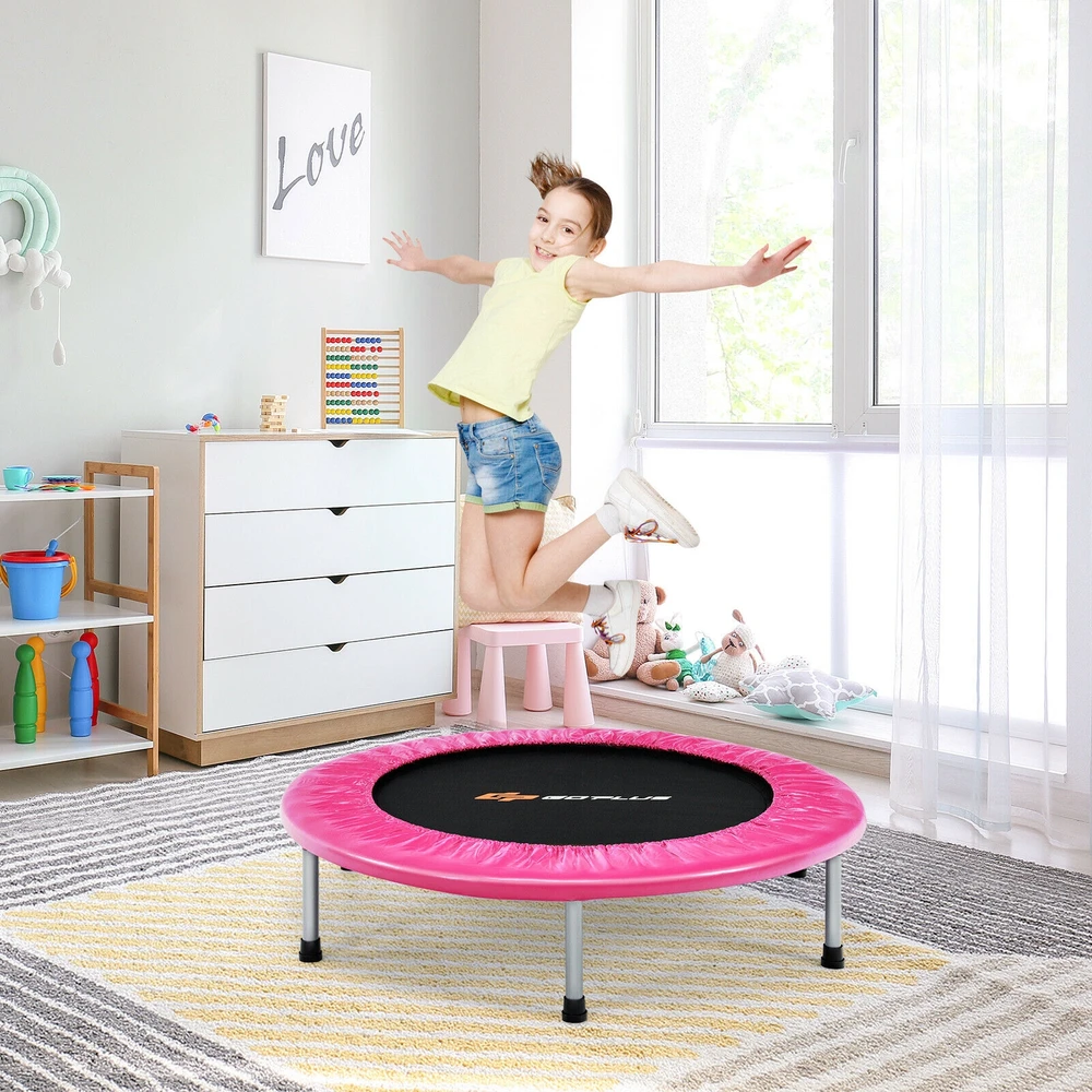 Promotion 38" Sulankstomas Mini Batutas Rožinis