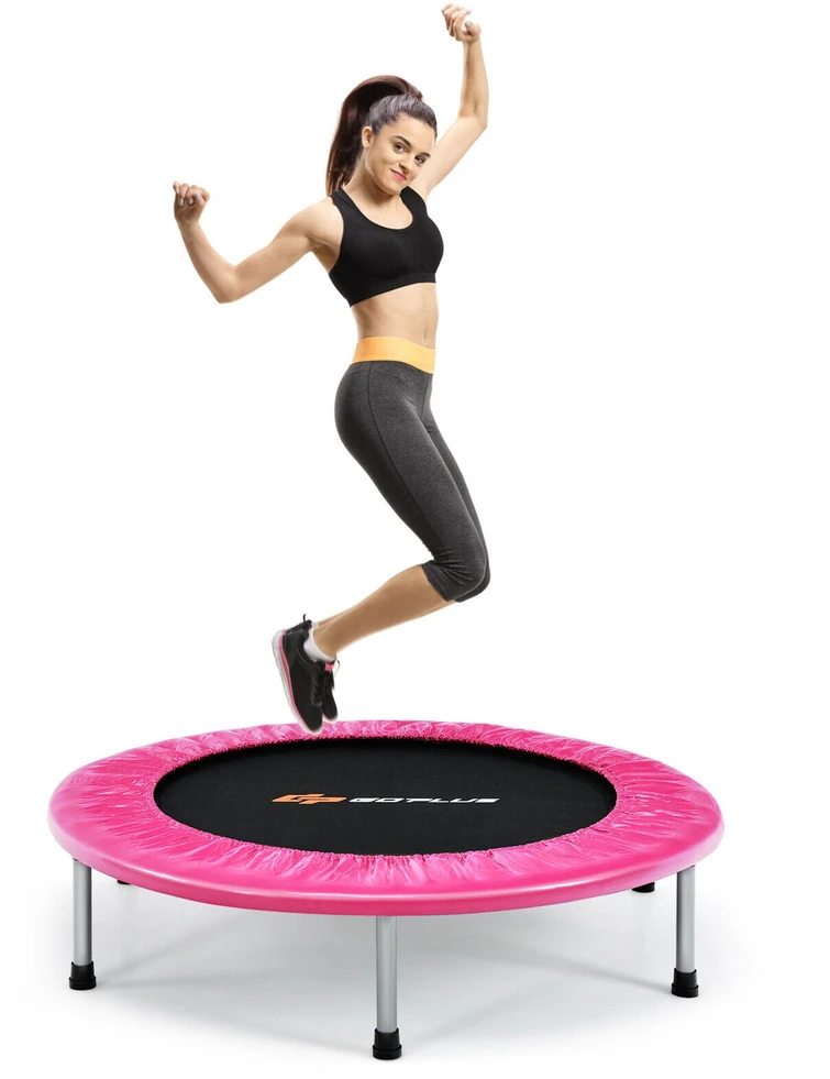 Promotion 38" Sulankstomas Mini Batutas Rožinis