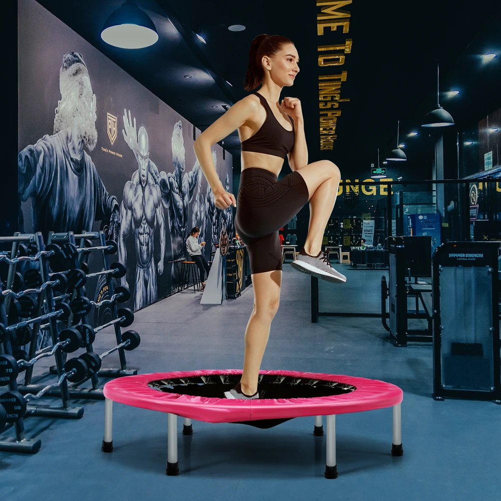 Promotion 38" Sulankstomas Mini Batutas Rožinis