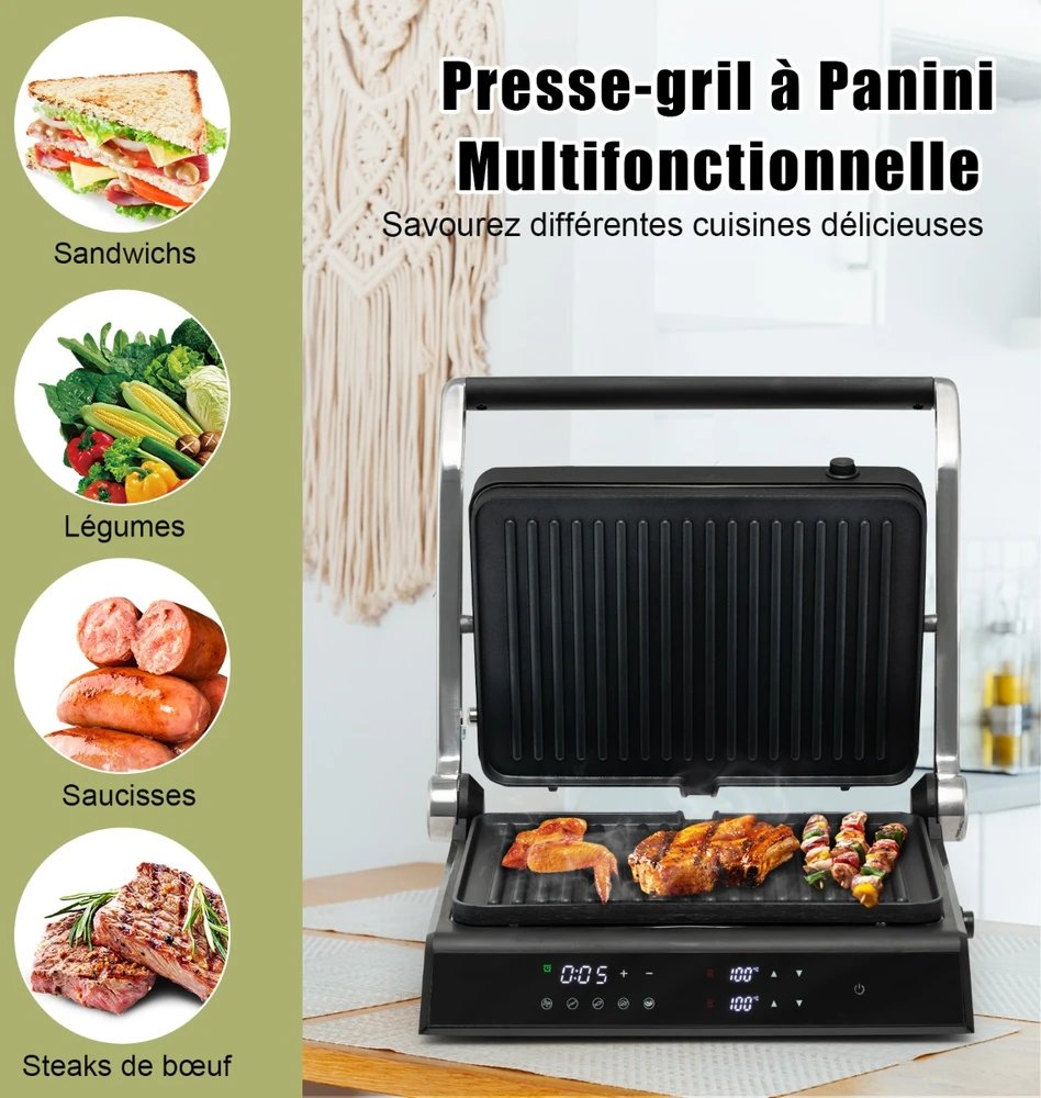 Promotion 3in1 1200W Panini presas grilis
