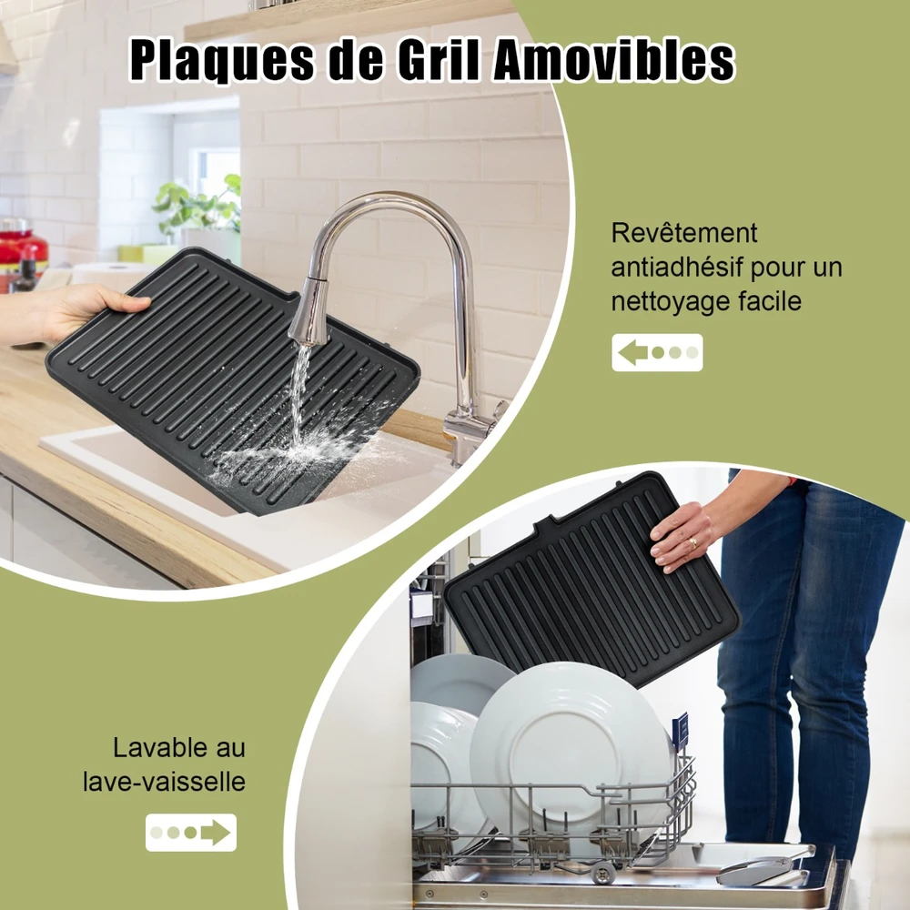 Promotion 3in1 1200W Panini presas grilis