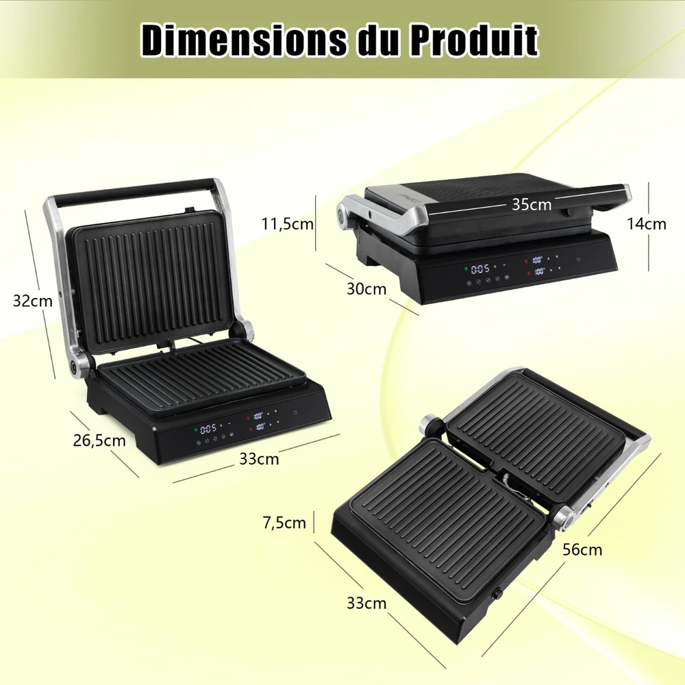 Promotion 3in1 1200W Panini presas grilis