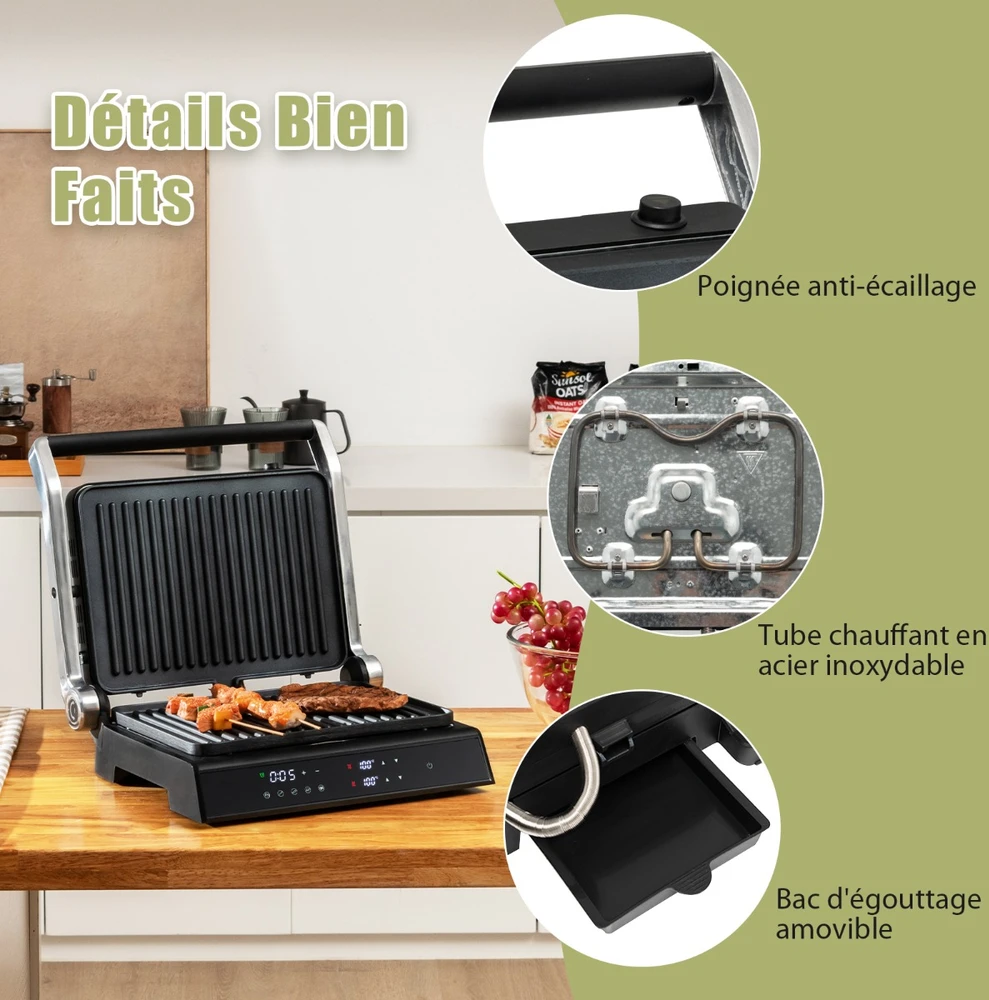 Promotion 3in1 1200W Panini presas grilis