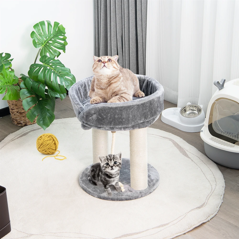 Promotion 4-in-1 kačių laipiojimo medis pilkas
